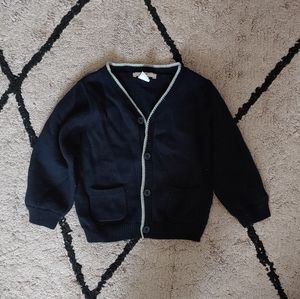 18m toddler Jacadi cardigan with patch elbows